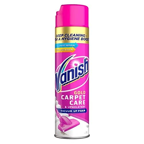 Vanish Teppich- und Polsterreiniger, goldener Kraftschaum, Shampoo für großflächige Reinigung,...