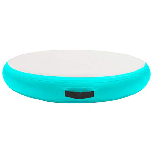 Tidyard Gymnastikmatte Aufblasbar mit Pumpe Turnmatte Tumbling Matte Training Fitnessmatte Yogamatte...
