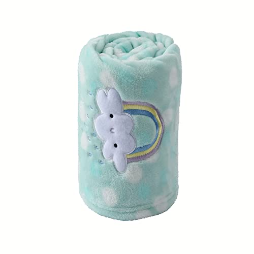 CREVENT Leichte, Flauschige, warme Plüsch-Babydecke für Säuglinge, Kleinkinder, Neugeborene,...