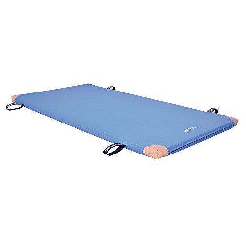 Grevinga® Turnmatte 150 x 100 x 6 cm mit Lederecken und Tragschlaufen
