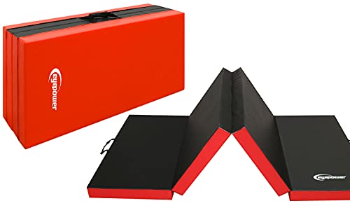 EYEPOWER 200x100 XL Turnmatte für Zuhause - Klappbar - 5 cm Gymnastikmatte - Kinder Weichbodenmatte