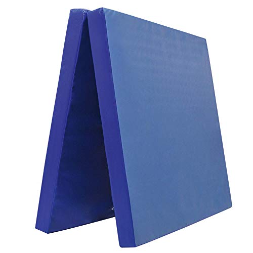 Grevinga® klappbare Turnmatte - versch. Farben & Größen - RG: 22 kg/m³ (200 x 100 x 6 cm, Blau)