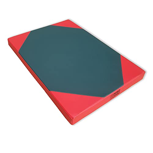 NiroSport Turnmatte Weichbodenmatte für Gymnastik & Yoga Sportmatte für Turnhallen Fitnessmatte...