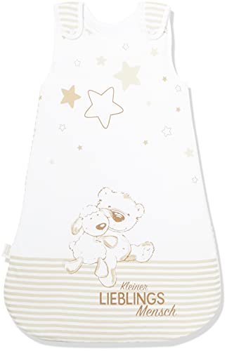 Herding Baby Best Baby-Schlafsack, Kleiner Lieblingsmensch Motiv, 70 cm, Weiß, Seitlich umlaufender...