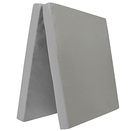 Grevinga® Klappbare Turnmatte (RG 35) | 200 x 100 x 8 cm GRAU | WEICH