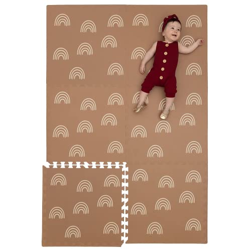 CHILDLIKE BEHAVIOR Spielmatte Baby - Krabbelmatte - Baby Spielmatte - Puzzlematte Baby - Extra...