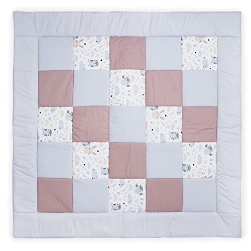 Amilian Baby Krabbeldecke Patchworkdecke als Geschenk Spieldecke Laufgittereinlage Decke...