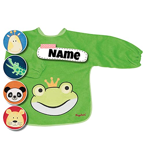 Langarm Lätzchen Baby bestickt mit Namen | personalisiert | Spucktücher Baby mit Ärmel | Baby...