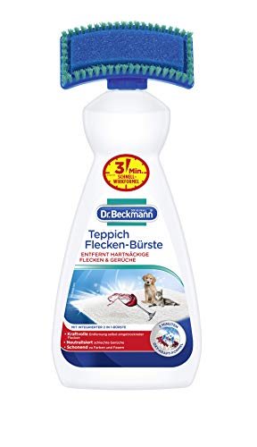 Dr. Beckmann Teppich Flecken-Bürste| Teppichreiniger zur Entfernung selbst hartnäckiger Flecken und Gerüche |inkl. Bürstenapplikator (650 ml)