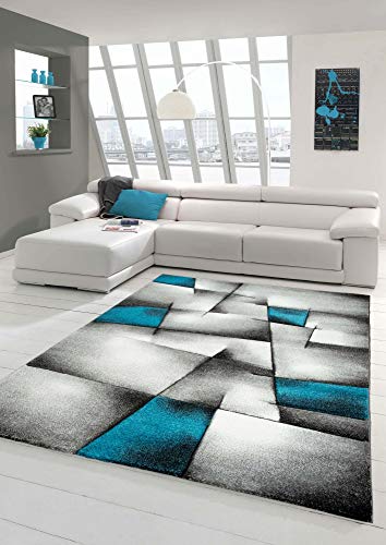 Teppich-Traum Designer Teppich Moderner Teppich Wohnzimmer Teppich Kurzflor Teppich mit...