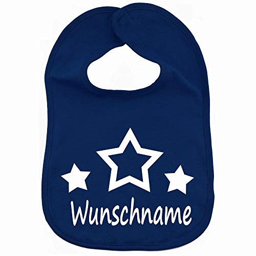 Elefantasie Lätzchen mit Name personalisiert aus 100% Baumwolle Babylätzchen doppellagiger weicher...