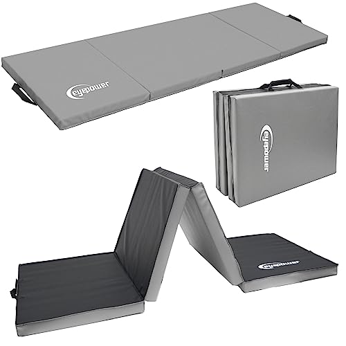 eyepower 180x60 Klappbare Turnmatte für Zuhause - Gymnastikmatte Dicke 5cm - Weichbodenmatte...