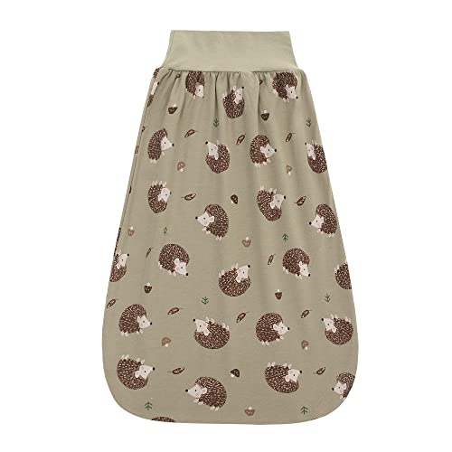 Babyschlafsack 0,5 Tog mit elastischem Bund, Sommer Wickelsack aus Baumwolle, Strampler für Baby...