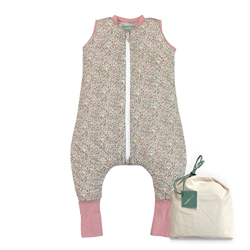 molis&co. Baby-Schlafsack mit Füßen und Socke. 2.5 TOG. Größe: 70 cm (1 Jahr). Ideal für die...
