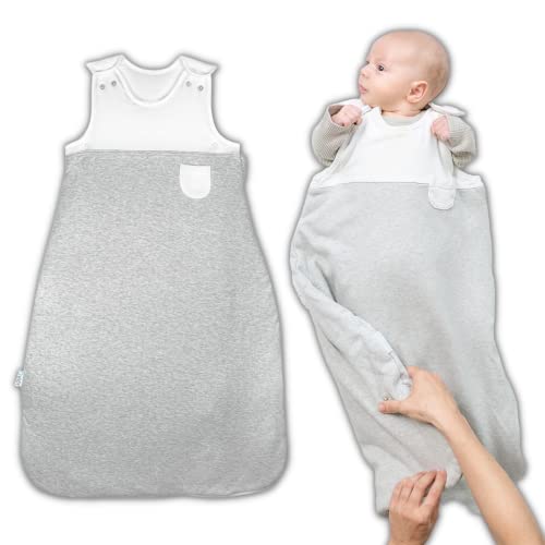 VABY – Baby Schlafsack, OEKO-TEX ® Schlafsack, aus Baumwolle und Bambus, Babyschlafsack...