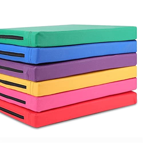 Turnmatte Weichbodenmatte Tri-Fold-Faltgymnastik-Übungsmatte, hochelastische...