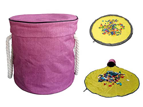Aufbewahrungstasche für Spielzeug, große Spielmatte, Spielzeug, faltbare Spielzeug-Taschen-Matte,...
