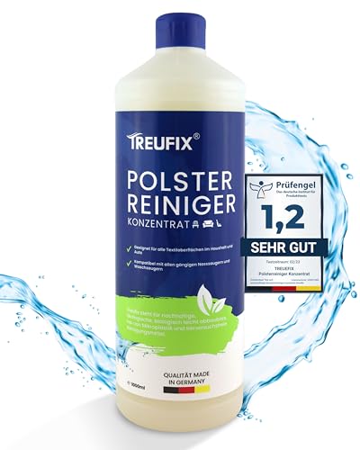Treufix - Polsterreiniger Konzentrat für Sofa, Couch & Matratzen - Effektives Teppich...