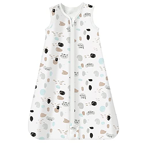 Mosebears Schlafsack Baby Sommerschlafsack 0.5 Tog Babyschlafsack 100% Baumwolle atmungsaktiv...