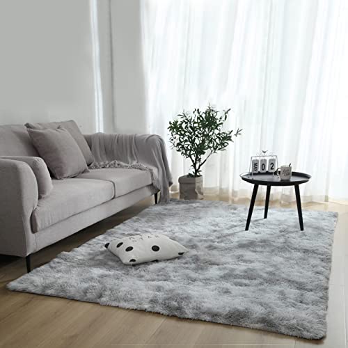 ENCOFT Hochflor Teppich, Shaggy Teppich 120x160cm, Langflor Schlafzimmer Teppich, Flauschig Teppiche...
