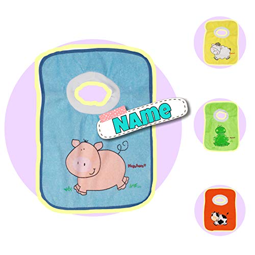 Schlupf Lätzchen | mit Name bestickt | personalisiert | wasserdicht | Jungs | Mädchen |...