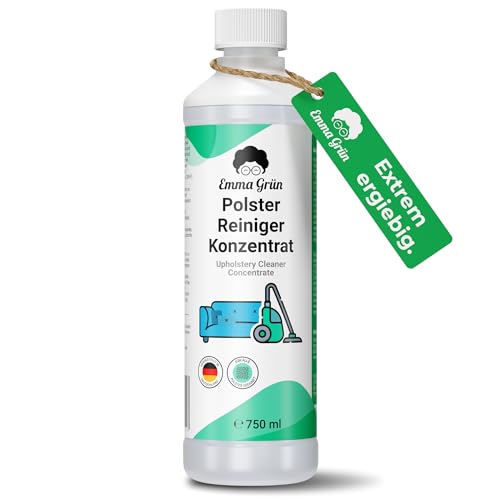 Emma Grün® Polsterreiniger Konzentrat - Waschsauger Reinigungsmittel für Teppiche, Sofas &...