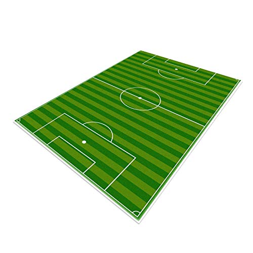 TYKTZXY Fussball Teppich FußBall, Funs Home Decor Spielmatte füR Jugendzimmer Jungen MäDchen...