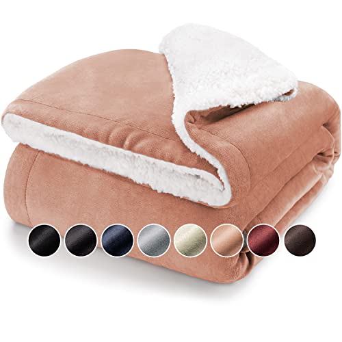 Blumtal Sherpa Decke Kuscheldecke Flauschig - Decken Fleecedecke Oeko-TEX® Zertifiziert, Sofadecke,...