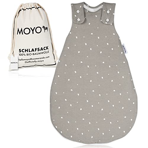MOYO - Premium Baby Schlafsack Ganzjahr - Schlafsack Baby 2.5 TOG - Obermaterial aus 100%...