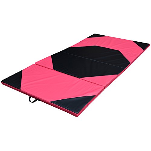 Enjoy.Fit Turnmatte Weichbodenmatte Gymnastikmatte 4-Fach klappbar 300x120x5cm oder 240x120x5cm...