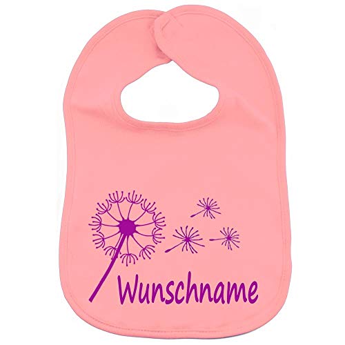 Elefantasie Lätzchen mit Name personalisiert aus 100% Baumwolle Babylätzchen doppellagiger weicher...