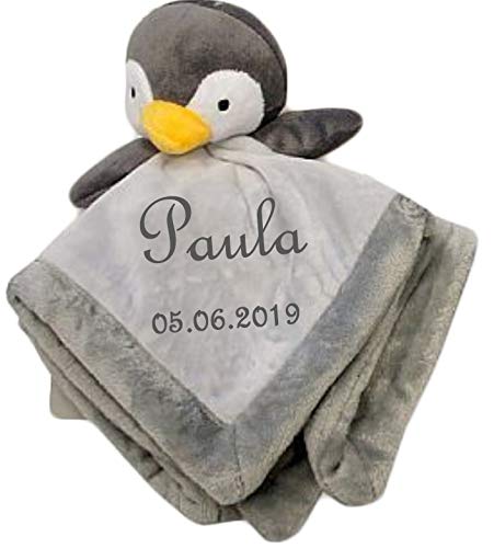 Wuff-Dogsworld Baby Kuscheltuch VIELE Modelle mit Namen Bestickt Geschenk Taufe Geburt Schmusetuch...