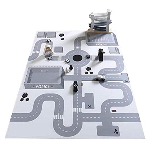 youngfate Kinderteppich Straßenteppich Spiel Teppich Mat Krabbeln Mat Anti-Rutsch für Kinder...