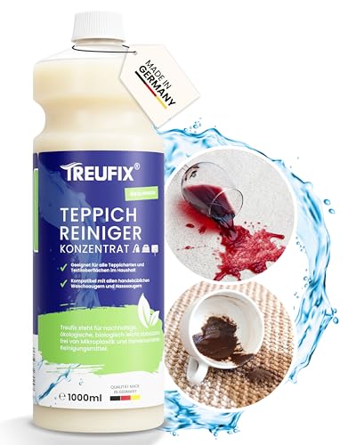 Treufix Teppichreiniger & Polsterreiniger Konzentrat für alle Teppichböden und Polstern...