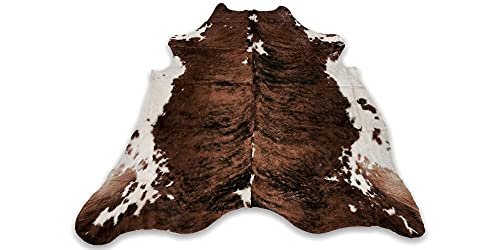 Tenhofen Premium Kuhfell - Kuhfellteppich aus echtem Kuhfell, ideal als Dekofell für Wohnzimmer...