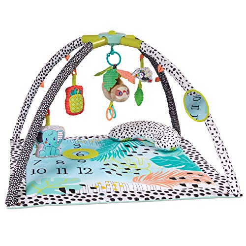 Infantino Milestones & Memories Twist and Fold Gym - Collapsible 4-in-1 Play Mat Stimulating, with 4...