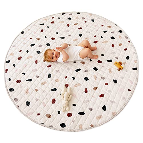 Hakuna Matte Gesteppte Krabbeldecke für Baby 150 cm – Extra Dicke 1,5 cm und Weiche Krabbelmatte...
