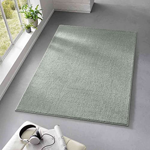 Taracarpet Teppich Kurzflor weicher Designer Uni Bodenbelag Madrid fürs Wohnzimmer, Kinderzimmer,...