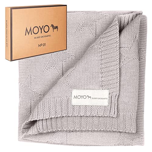 MOYO Babydecke - traumhafte Babydecke Baumwolle (100% Bio, GOTS) - 100% klimaneutral - atmungsaktive...