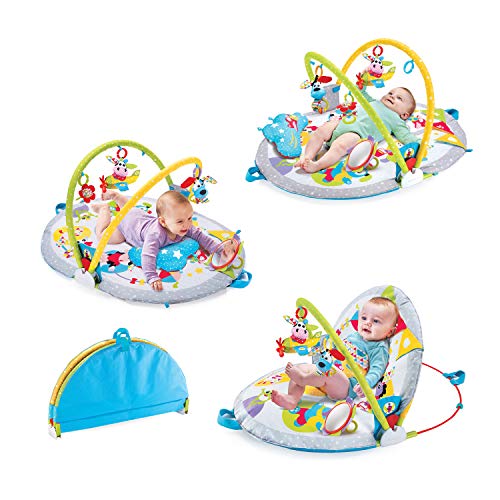 Yookidoo YO40145 Gymotion Sitz-Spieldecke, Black