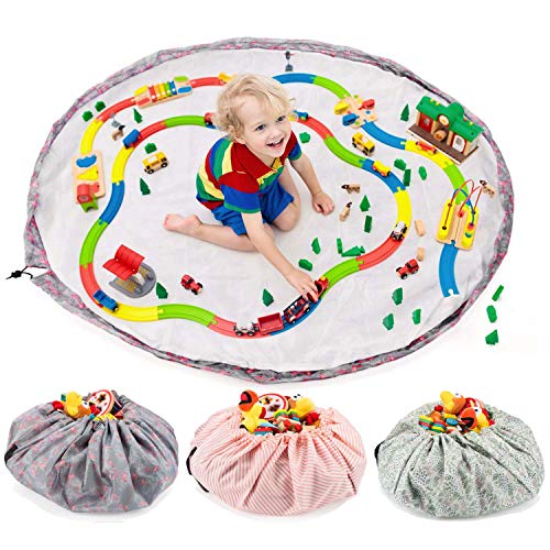 all Kids United Kinder Spielzeug-Beutel Aufbewahrungsbeutel Ø 140cm Spielzeugsack Aufräumsack &...