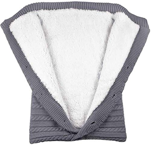 AiMoonsa Wickeldecke für Neugeborene, weicher Schlafsack für Säuglinge, warme, gemütliche und...