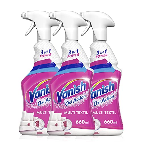 Vanish Multi Textilreiniger für Teppiche, Sofas, Vorhänge und Autositze – 3 x 660 ml –...