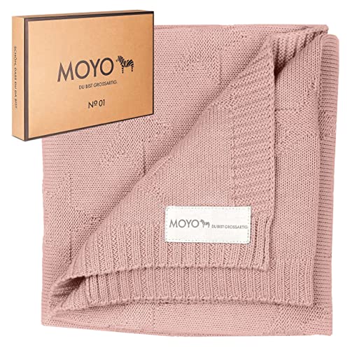 MOYO Babydecke - traumhafte Babydecke Baumwolle (100% Bio, GOTS) - 100% klimaneutral - atmungsaktive...
