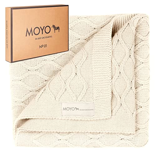 MOYO Babydecke - traumhafte Babydecke Baumwolle (100% Bio, GOTS) - 100% klimaneutral - atmungsaktive...