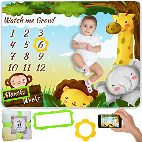 Happy Chlea® Babydecke für Monate für Neugeborene, männlich und weiblich, originelles Geschenk...