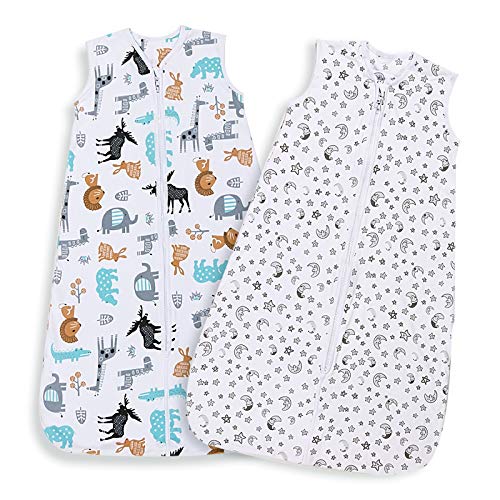 Lictin Schlafsack Baby Sommerschlafsack Babyschlafsack Einstellbar 70-90cm für Neugeborene 3-18...