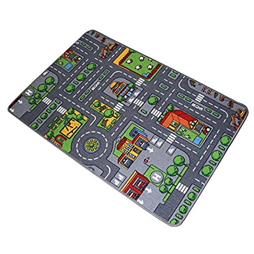 Meubinex 52028102 Spielteppich, City, 80 cm x 120 cm