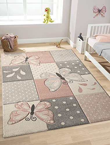 the carpet Monde Kids Moderner Weicher Kinderteppich, Weicher Flor, Pflegeleicht, Farbecht,...