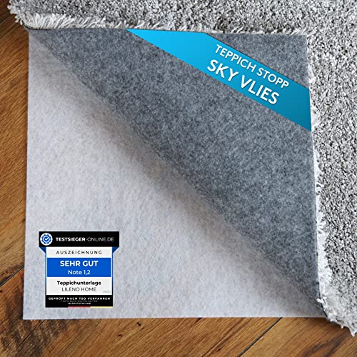 LILENO HOME Teppich-Unterlage rutschfest [60x120 cm] aus Vlies dünn - Anti-Rutsch-Matte...